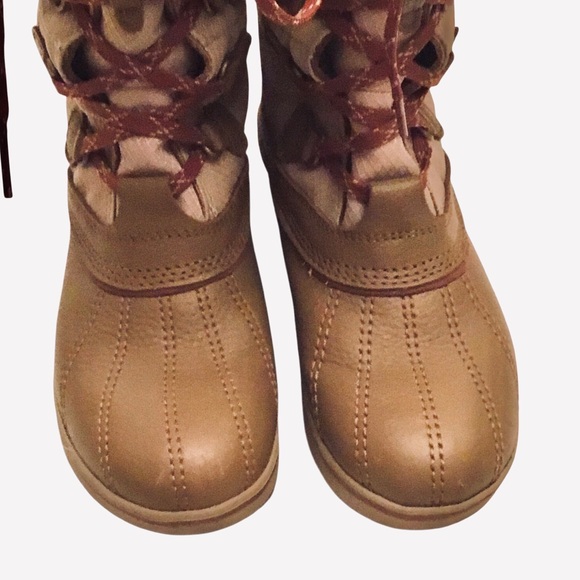 L.L. Bean Rangeley Women’s Tall Insulated PAC Boots Size 7M Waterproof Tan - Picture 4 of 16